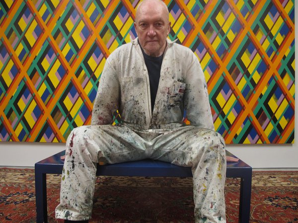 Sean Scully with Diagonal Light, 1972. Image courtesy the artist © Sean Scully. Sean Scully with Diagonal Light, 1972. Image courtesy the artist © Sean Scully.
